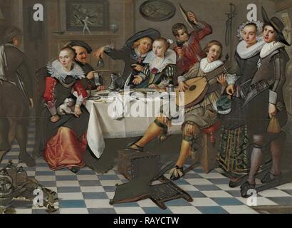 Merry Company 1629 Isack Elyas Dutch Netherlands Stock Photo - Alamy