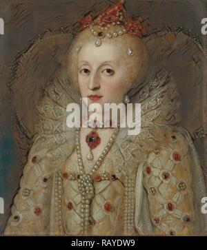 Queen Elizabeth I, portrait, anonymous, c. 1550 - 1599 Stock Photo ...