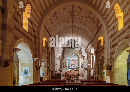 Italy Basilicata Madonna di Picciano Church sanctuary Stock Photo