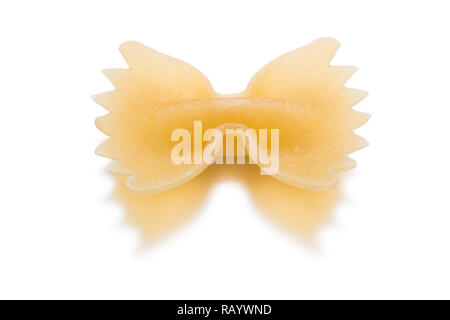 farfalle on white background Stock Photo