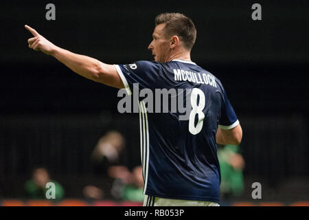 Glasgow, UK, 5th January 2019Wales v Scotland, 2019 Star Sixes, football, SSE Hydro, Glasgow, UK - 5 Jan 2019; Action Credit: Scottish Borders Media/Alamy Live News Stock Photo