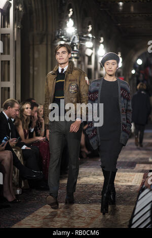 Models walk the runway for Ralph Lauren fashion show during New York Fashion Week on September 7, 2018 in New York City. 7th Sep, 2018. Credit: Wonwoo Lee/ZUMA Wire/Alamy Live News Stock Photo