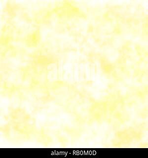 bright yellow watercolor cloudscape background pattern, vector illustration Stock Vector