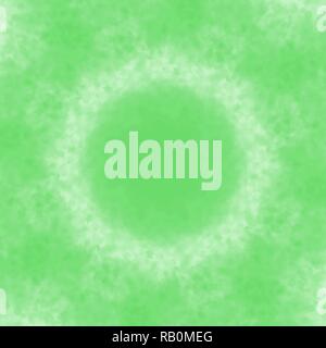fresh green mandala circle flower tile pattern, vector illustration Stock Vector