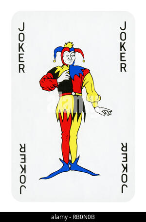 The Joker - Playing Card Stock Photo - Alamy