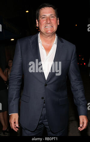 NEW YORK, NY - AUGUST 13:  Tony Hadley lead singer of the band Spandau Ballet at the Back to the Eighties show at Canal Room on August 13, 2011 in New York City.  (Photo by Steve Mack/S.D. Mack Pictures) Stock Photo