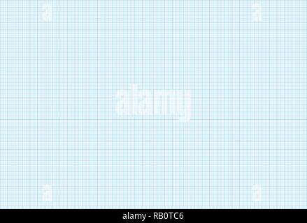 Graph paper grid lines blue Stock Vector