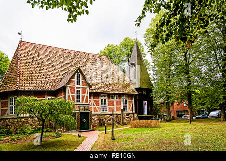 Egestorf (Lower Saxony, Germany: St. Stephanus Church; Egestorf (Niedersachsen): St. Stephanus Kirche Stock Photo