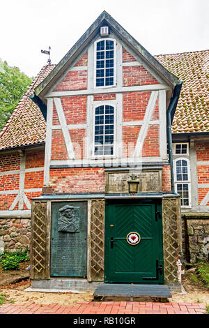 Egestorf (Lower Saxony, Germany: St. Stephanus Church; Egestorf (Niedersachsen): St. Stephanus Kirche Stock Photo