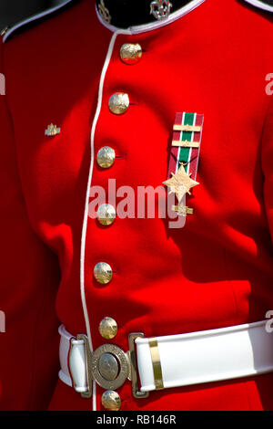 Views of changing of the Guard in La Citadelle, Quebec City, Canada Stock Photo