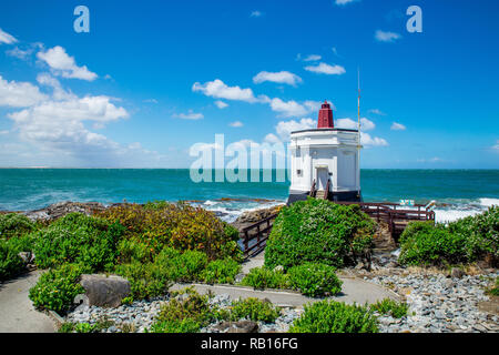 Stirling point lighthouse, Bluff, New Zealand Stock Photo