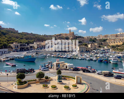 Mġarr Harbour in Gozo, Malta Stock Photo