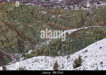 Blue Basin Overlook, John Day National Monument, Oregon Stock Photo