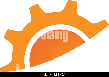 Gear Logo Template vector icon illustration Stock Vector