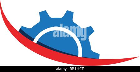 Gear Logo Template vector icon illustration Stock Vector