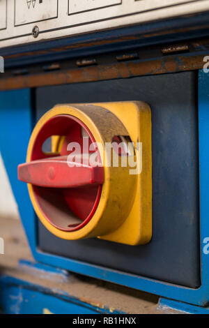 Emergency switch machine Stock Photo