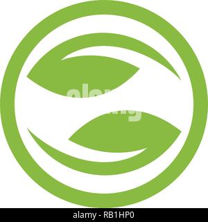Tree Leaf Vector icon Illustration design template Stock Vector