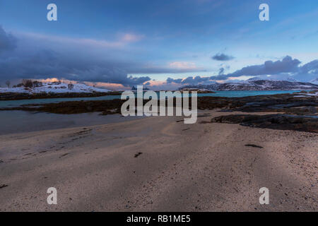 trip in tromso, norway Stock Photo