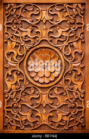 detail of an ancient ottoman door - hocapaşa mosque, istanbul Stock Photo