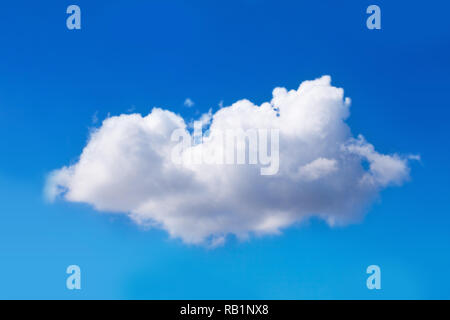 single cloud in the blue sky Stock Photo