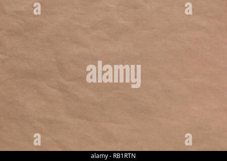 Light brown, beige textured background, kraft paper background. Envelope crumpled paper. Horizontal image Stock Photo