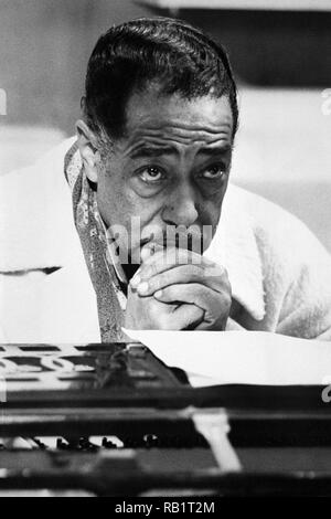 El músico de jazz Duke Ellington en el año 1963. Stock Photo