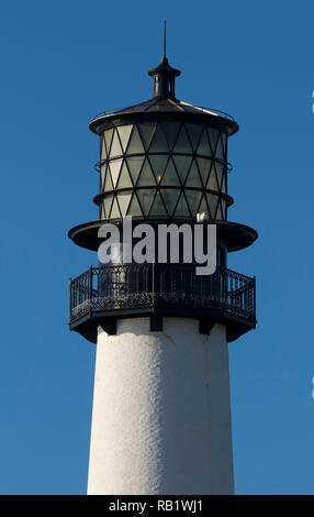 Cape Florida Lighthouse, Bill Baggs Cape Florida State Park, Florida Stock Photo