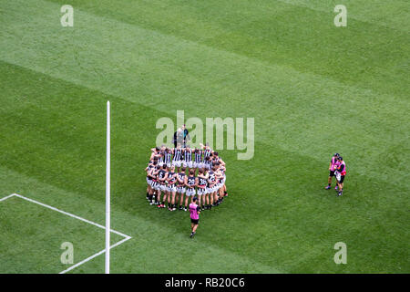 ANZAC Day Match 2015 in Melbourne Cricket Ground Stock Photo