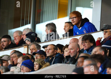 Ed Sheeran Watches His Team, Ipswich Town - Ipswich Town V Sheffield ...