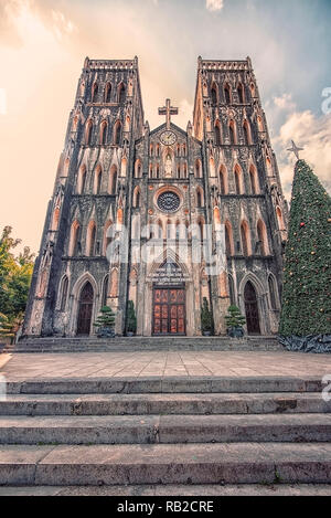 St Joseph's Cathedral in Hanoi, Vietnam
