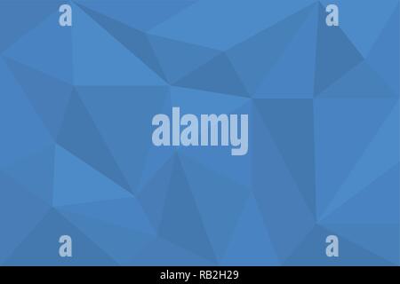 Abstract background art made with polygonal and triangular shapes in blue tones. Modern vector art. Stock Vector
