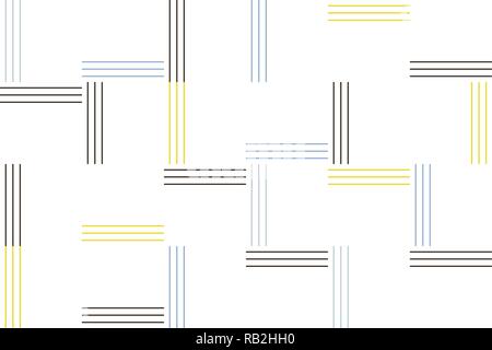 Abstract background pattern made with thin lines in. Modern vector art. Stock Vector