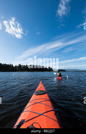 Kayak Trip In The South Of Chile Stock Photo - Alamy