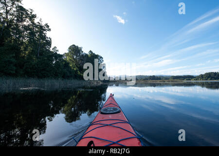 Kayak Trip In The South Of Chile Stock Photo - Alamy