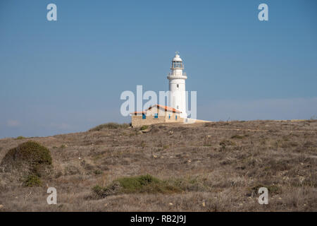 A view from the coastal path in Paphos in Cyprus Stock Photo