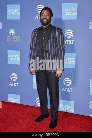 PALM SPRINGS, CA - JANUARY 03: John David Washington  attends the 30th Annual Palm Springs International Film Festival Film Awards Gala at Palm Spring Stock Photo