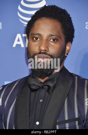 PALM SPRINGS, CA - JANUARY 03: John David Washington  attends the 30th Annual Palm Springs International Film Festival Film Awards Gala at Palm Spring Stock Photo