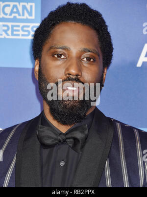 PALM SPRINGS, CA - JANUARY 03: John David Washington  attends the 30th Annual Palm Springs International Film Festival Film Awards Gala at Palm Spring Stock Photo