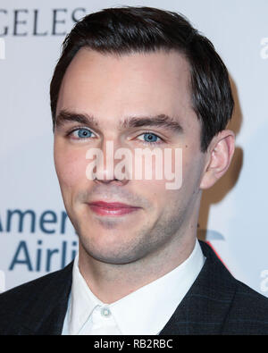 California, USA. 5th Jan 2019. Actor Nicholas Hoult arrives at the BAFTA (British Academy of Film and Television Arts) Los Angeles Tea Party 2019 held at the Four Seasons Hotel Los Angeles at Beverly Hills on January 5, 2019 in Beverly Hills, Los Angeles, California, United States. (Photo by Xavier Collin/Image Press Agency) Credit: Image Press Agency/Alamy Live News Stock Photo