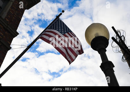 Osaka, Japan. 31st Dec, 2018. An USA flag can be seen at Universal Studios Osaka in Japan. Monday, December 31, 2018. Photo by: Ramiro Agustin Vargas Tabares Credit: Ramiro Agustin Vargas Tabares/ZUMA Wire/Alamy Live News Stock Photo