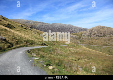 Miners Track, One of the Paths to Summit of Snowdon, Snowdonia National Park, Wales, North Wales, United Kingdom Stock Photo