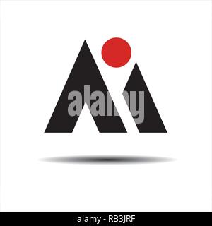 Ai smart machine intellugents and actions Stock Vector