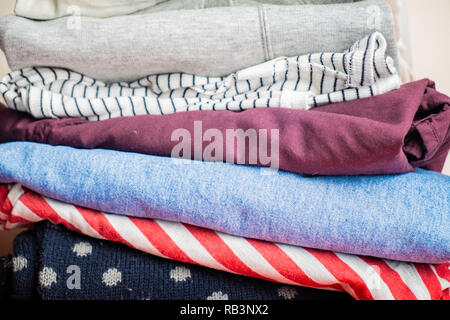 Pile of old, used clothes stock image. Image of heap - 152099943