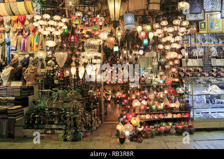 Grand Bazaar, Kapali Carsi, Market, Old City, Istanbul, Turkey, Europe Stock Photo