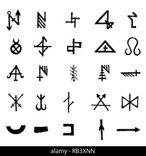 Alchemical symbols on 