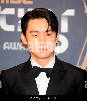 Kim Joon-Hwan, Dec 30, 2018 : South Korean actor Kim Joon-Hwan attends a red carpet event of the 2018 MBC Drama Awards in Seoul, South Korea. Credit: Lee Jae-Won/AFLO/Alamy Live News Stock Photo