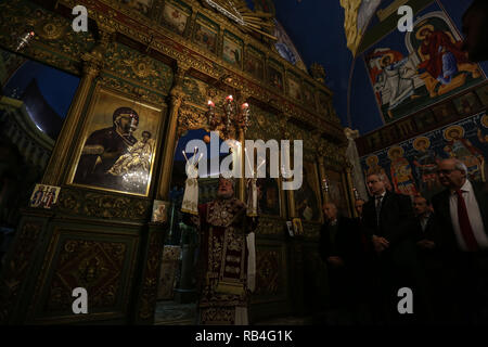 Greek Orthodox Archbishop Alexios leads Christmas Eve Mass at St