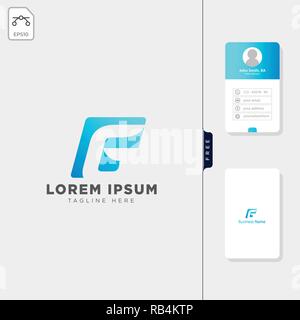 negative G initial logo template vector illustration, free business card design template Stock Vector