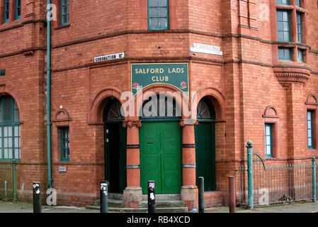 Salford Lads Club. Ordsall. Salford Stock Photo