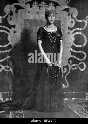 Archduchess Maria Christina of Austria (Maria Christina Henriette Desideria Felicitas Raineria 21 July 1858 - 6 February 1929) was Queen consort of Spain as the second wife of King Alfonso XII of Spain. She was regent of Spain during the minority of her son Alfonso XIII and the vacancy of the throne between her husband's death and her son's birth. - Stock Photo
